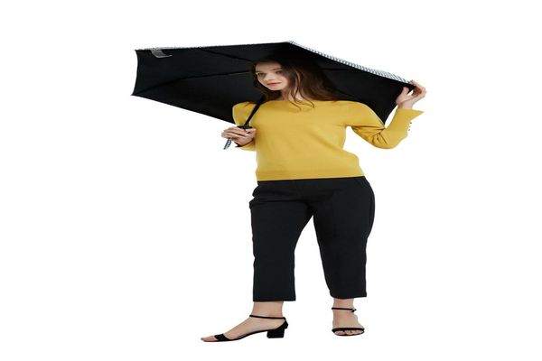 

хаундстут личность trend солнечный и дождливой зонт плоская ручка 3 fold umbrella ladies зонт винил хаундстут личность qylbkh