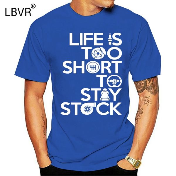 

life is too short to stay stock men's black summer 2019 100% cotton 100% cotton print mens casual hoodie designers t shirts sweatshirt