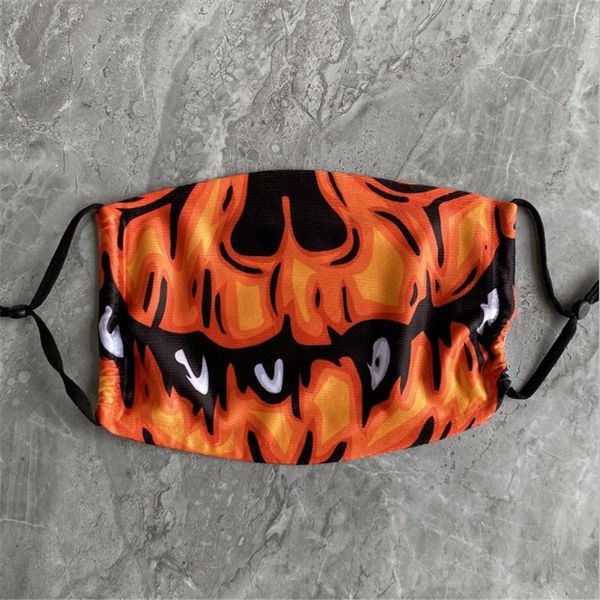

skull halloween dustproof decor luminous patterned party mask horror scary mask women men cosplay props hallow