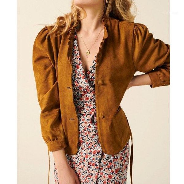 

women coat 2020 new style deerskin velvet coat european women's clothing1, Black