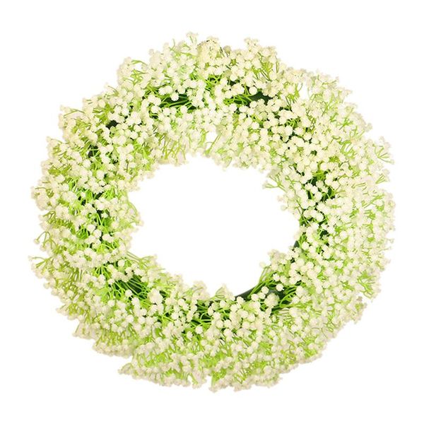 

artificial star wreath decorative home wall artificial baby's breath garland wedding prop decoration