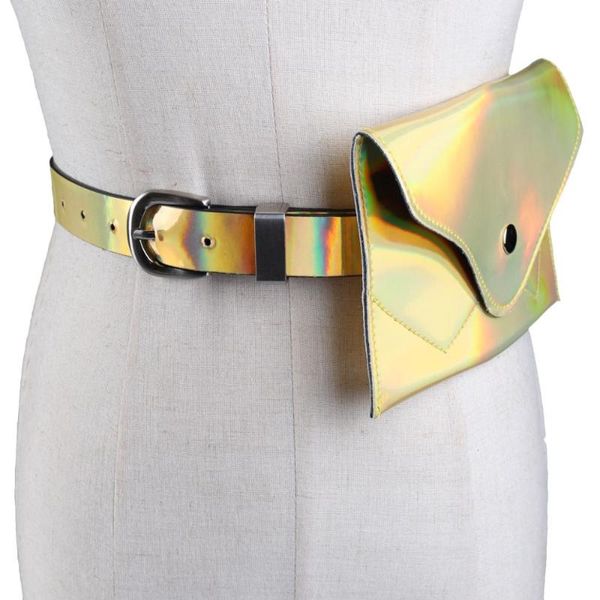 

mini pvc belt waist bag for women,waterproof pouch punk belt waist pack,laser chest bag,candy beltbag