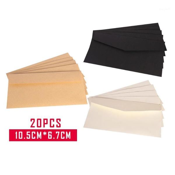 

10.5*6.7cm 20pcs card envelopes postcard envelope colored storage gift store papers party invitation stationery crafts1