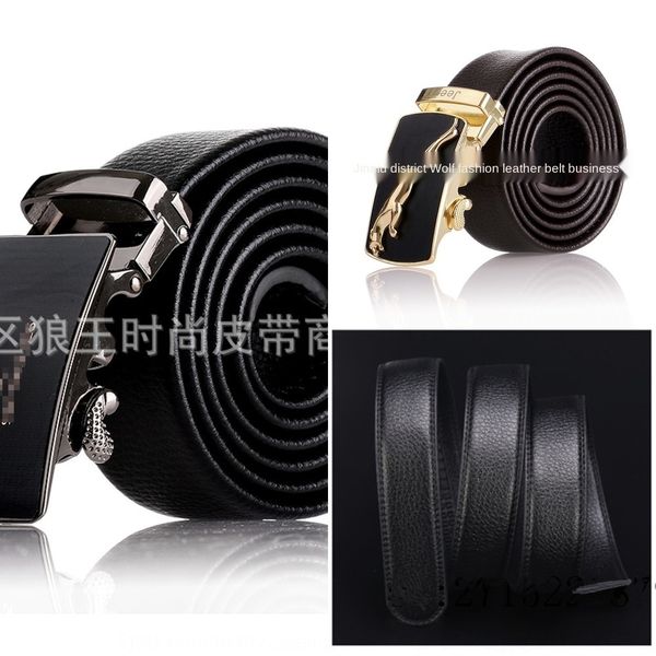 

dawr0 wear-resistant scratch-resistant scratch-resistant hemming alloymulti-business automaticmen's bel beltwear-resistant hemming auto, Black;brown