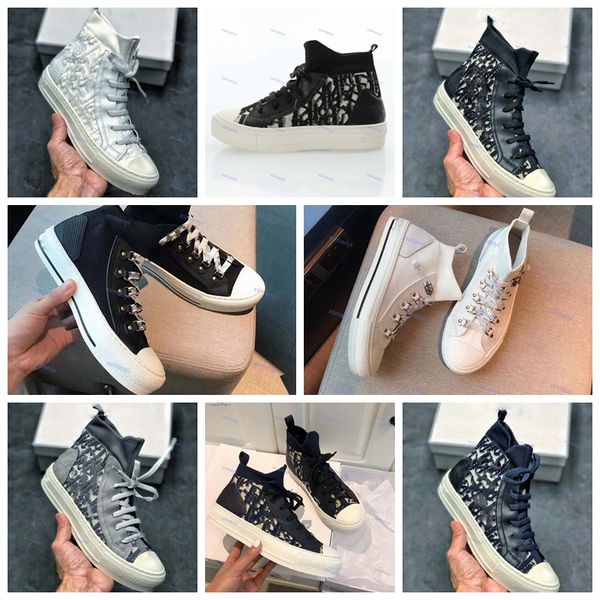 

2020 embroidery walk'n blue oblique printed casual shoes white black lates p cloudbust thunder rubber sneakers high-canvas shoes, Black;red