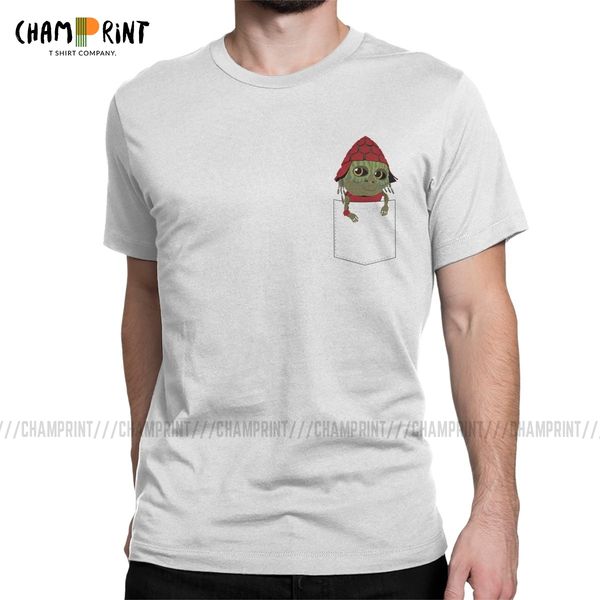 

pocket pawny men's in black si fi movies fashion short sleeve round neck printed clothing sport hooded sweatshirt hoodie men t shirt