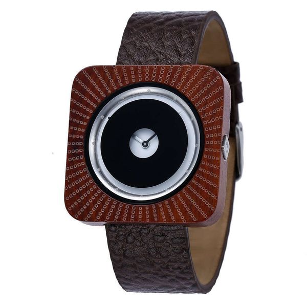 

quartz men's watch wood watch sandalwood watch, Slivery;brown