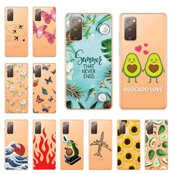 

sewqsamsung galaxy s20 fe fan edition soft tpu silicone shell, camera protective shellvtrvgt