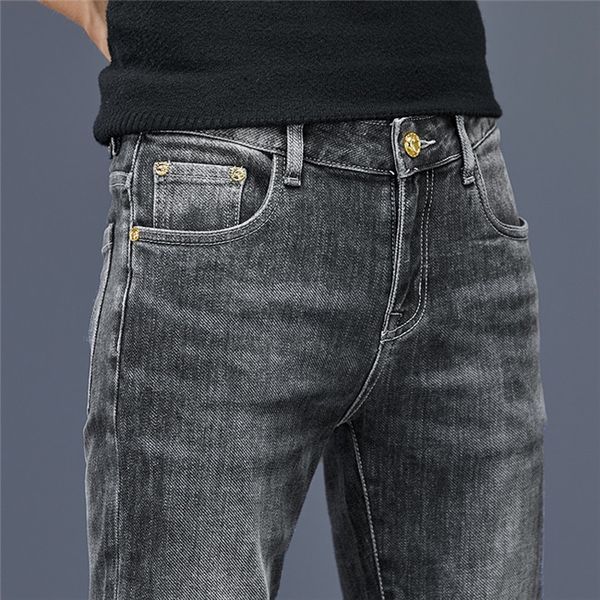 

new design mens designer slimleg jeans printed white denim pants fashion club clothing for male hip hop skinny jeans 2838, Blue
