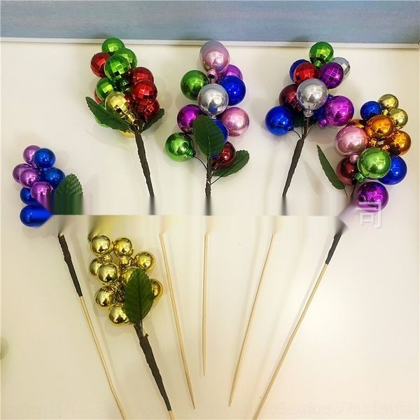 

pns2f decorations decorative flower arrangement flower ball grape christmas gold-plated arrangement string small grape string small cuttings