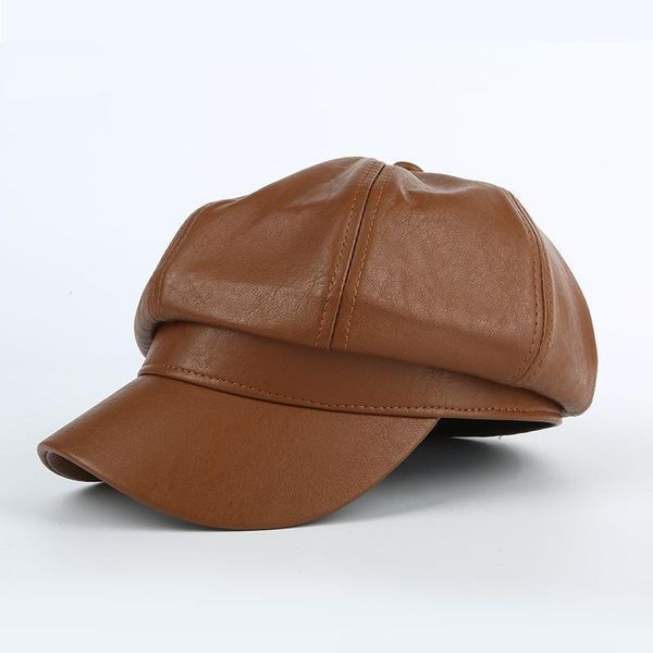 

g.sky new style korean octagonal hat for autumn and winter berets1, Blue;gray