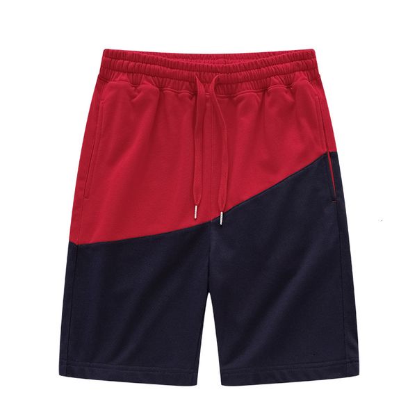 

ming lilai summer knitted color matching fresh neutral style student shorts capris men, White;black