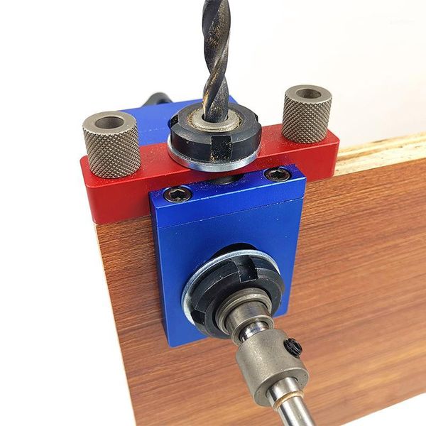 

3 in 1 woodworking hole drill punch positioner guide locator jig wood dowel hole drilling locator carpentry positioner tools1