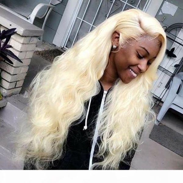 

real 100 человеческих волос парик blonde 613 цветное малазийский virgin pre щипковых полный парик фронта блондинка человеческих волос парики, Black;brown