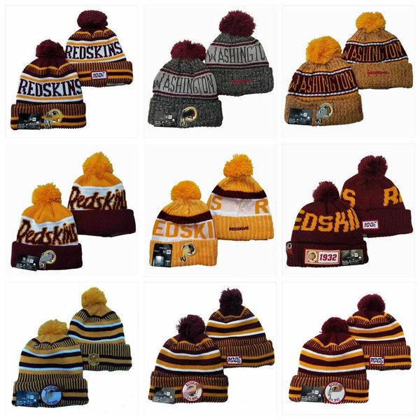 

washington redskins men women youth 2020 sideline home official sport knit hat black football cap red, Blue;gray