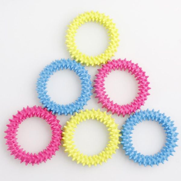 

silicone spiky sensory ring spiky sensory ring / bracelet fidget toys colorful stimulating massage toddler youth friendly sensory motor aid