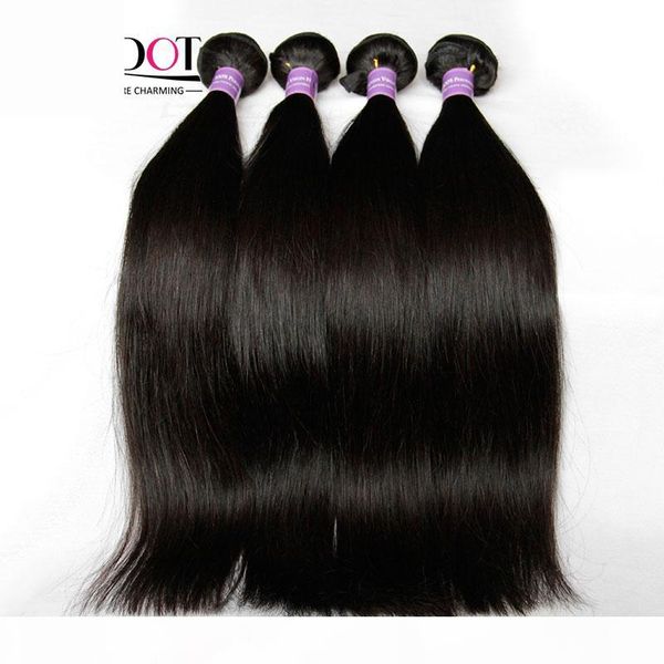 

peruvian straight hair 100% unprocessed peruvian human hair weave bundles grade 8a peruvian hair extensions 3pcs lot natural color dyeable, Black