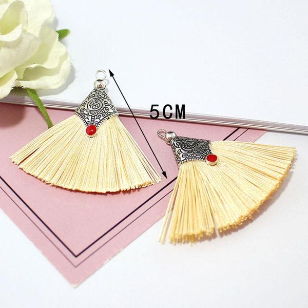

4pcs 5cm mini silk tassel curtain garments bag decorative accessories diy earrings jewelry fringe trim crafts tassels pendant h sqchzy