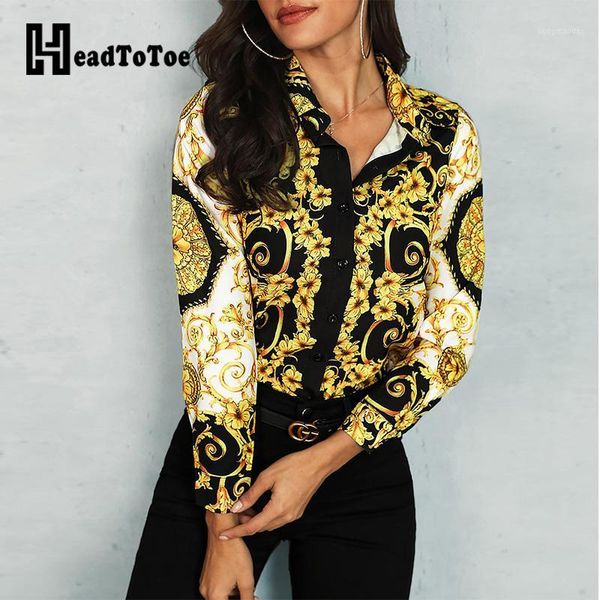 

floral mixed print women long sleeve casual shirt ladies elegant workwear blouse shirts female brief streetwear1, White