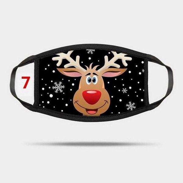 

mondmaskers рождественская маска для взрослых для лица маска для лица santa многоразовая моющаяся хлопчатобумажная ткань masque holde rutili, Black