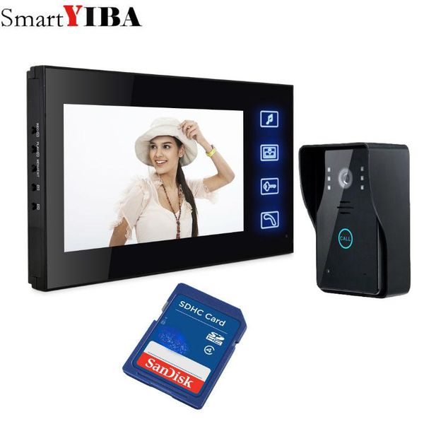 

smartyiba 7" color record screen video function intercom door phone kit