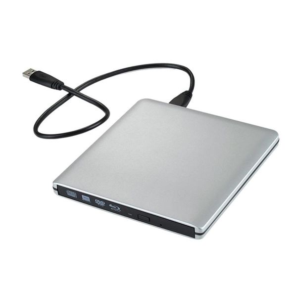 

optical drives usb3.0 blu-ray burner ultra-thin aluminum alloy drive portable support for reading and writing discs computer universal