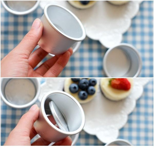 

2/4/6/8/10 inch cake mold aluminium alloy round diy cakes pastry mould baking tin pan kitchen qylifm