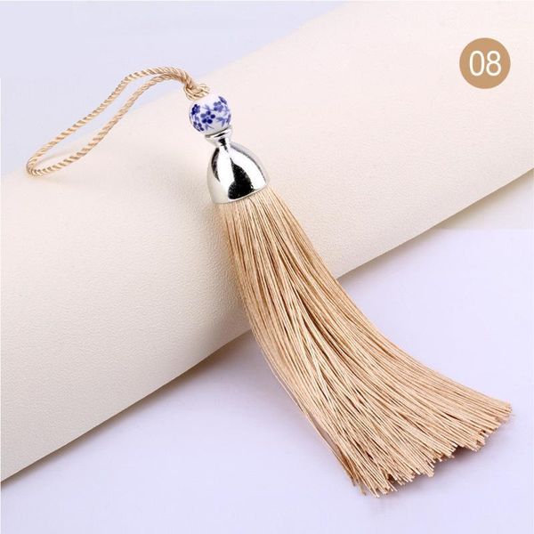

2pcs new style wine glass tassels curtain garments decorative accessories diy key cell phone bag fringe trim tassels pendants h jllekg