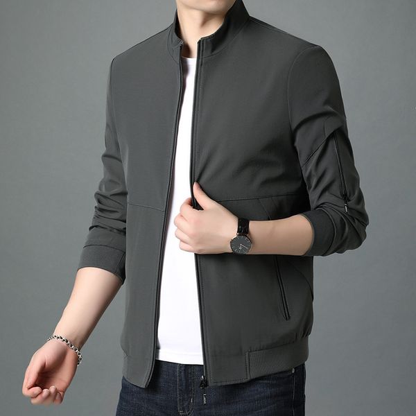 

2021 and autumn new urban trend men's fashion spring thin jacket, Black;brown