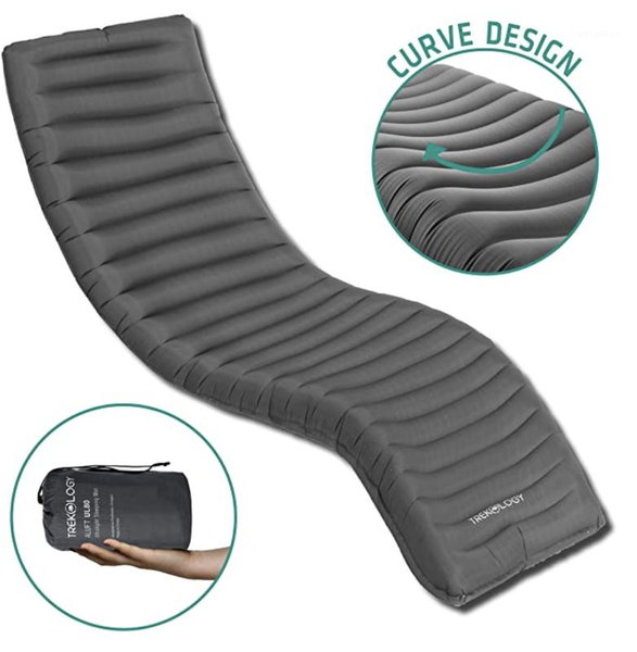 

trekology sleeping pad inflatable camping mat ultralight backpacking mats compact lightweight inflating air insulated1