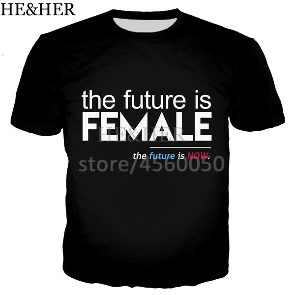 

the future is female feminism summer cool for 3d print shirts horror aesthetic horror men clothing