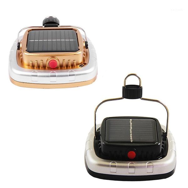 

portable lanterns cob solar led tent camping lamp usb rechargeable battery light1