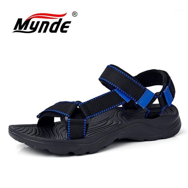

sandals 2021 men's men summer beach flip flops outdoor non-slip water shoes flat light casual slippers hombre size 39-461, Black