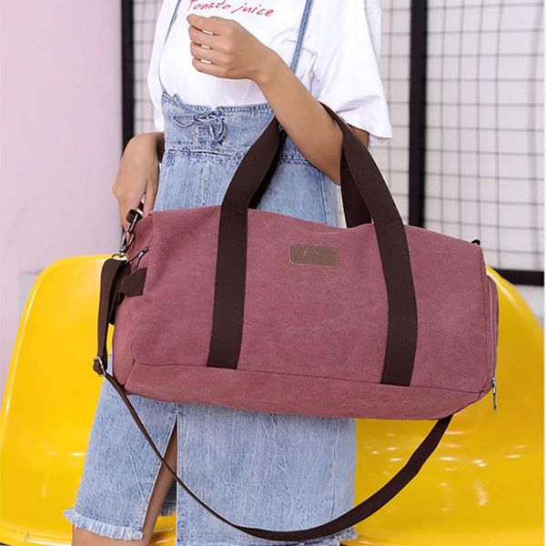 

men women travel bag retro independent shoes pocket travelling handbag shoulder crossbody large capacity luggage bag for male