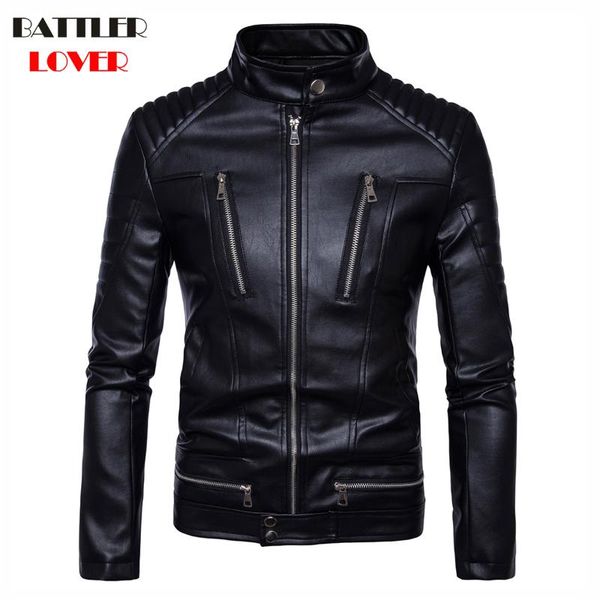 

2021 genuine leather jackets men bomber winter motorcycle jacket mens natural leather windbreaker moto biker coat hombre clothes, Black