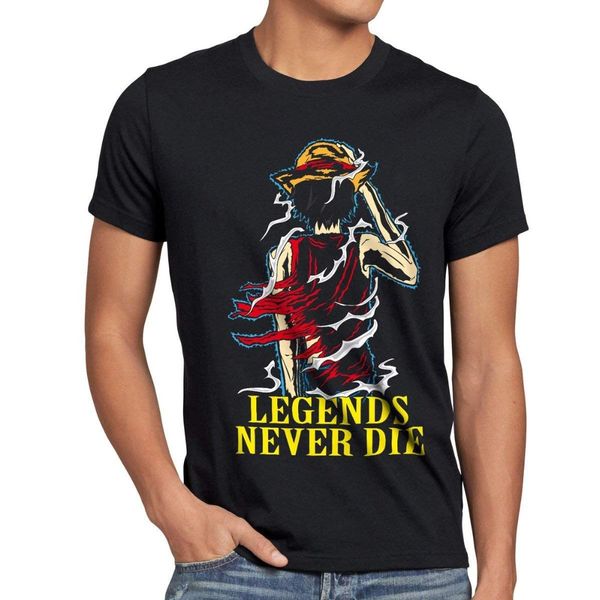 

legends never die luffy herren t-shirtnew 2020 hip hop short sleeve t shirts tee shirts sport hooded sweatshirt hoodie