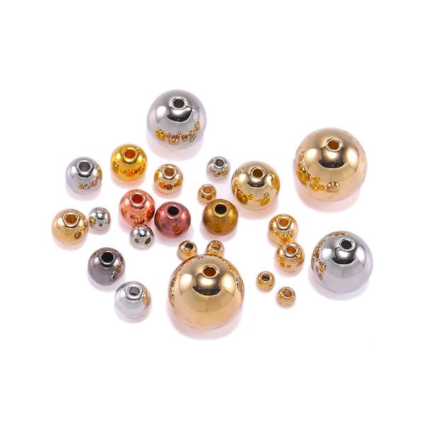 

100pcs lot 3 4 5 6 8 mm with hole ccb bead round seed loose spacer beads for jewelry making supplies accessories h wmtyyz