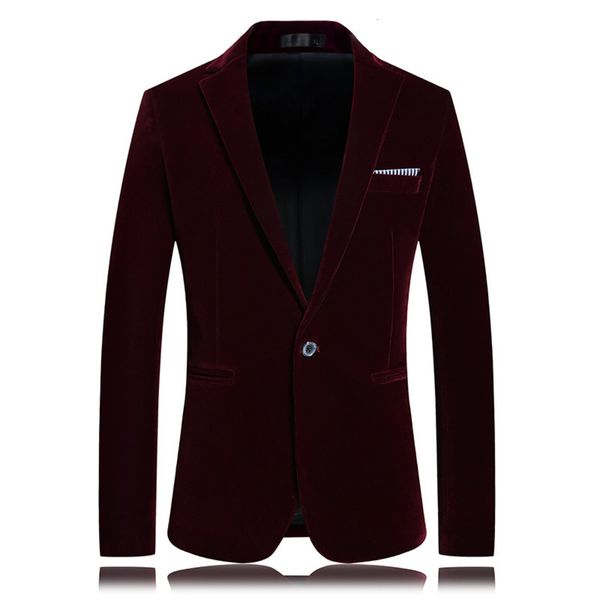 

autumn new style suit south korean fashion gold velvet men's blazer youth solid coat clie, White;black