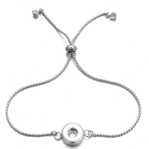 

snap jewelry adjustable snap button bracelet 12mm metal snap button charms bracelets f bbyxrw, Golden;silver