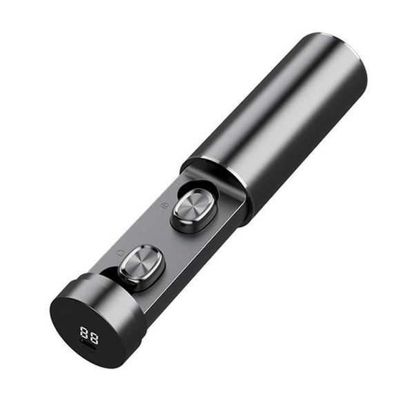 

tws bluetooth 5.0 earphone headset with led power display noise reduction 8d surround sport mic earbuds