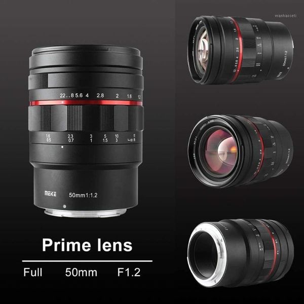 

meike 50mm f1.2 manual focus lens for niokn z mount z5 z6 z7 z50 /for sony -e mount a7 a7s a7ii a6000 a6300 with full frame1