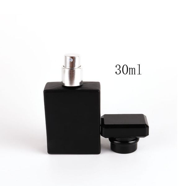 

30ml transparent black glass bottle spray perfume bottle wholesale
