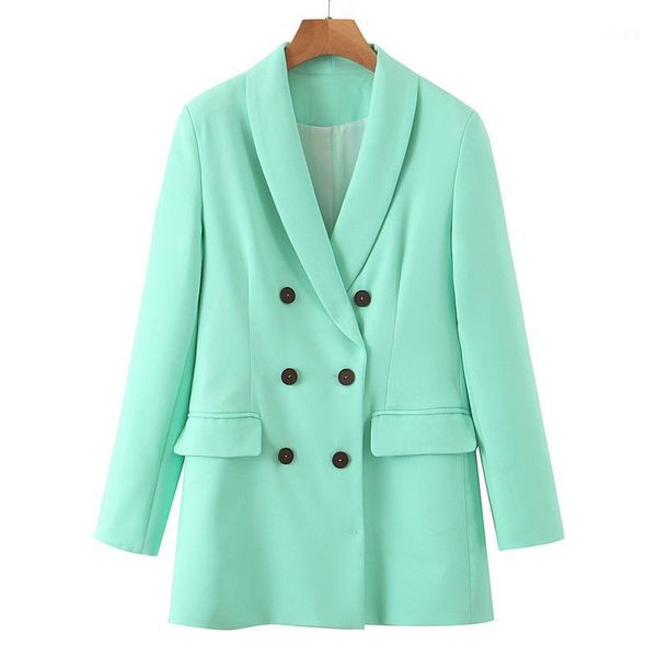 

rr casual shawl collar blazers women fashion solid triple breasted jackets women elegant long sleeve suits female ladies fm1, White;black