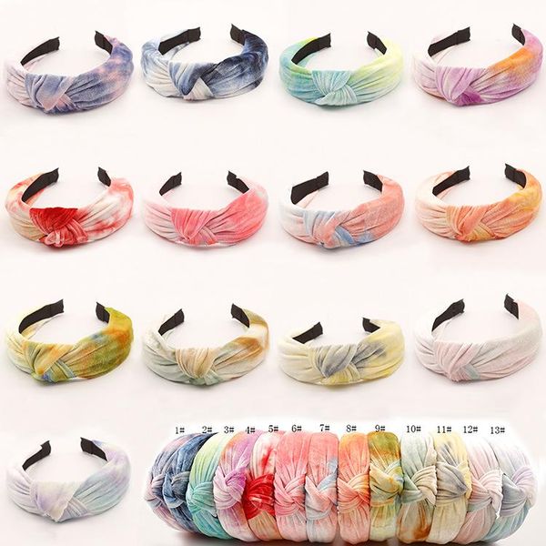 

2020 ins 13 colors christmas big velvet scruchies tie dyed women rabbit scrunchies tie band girls headband lady hair accessories, Slivery;white