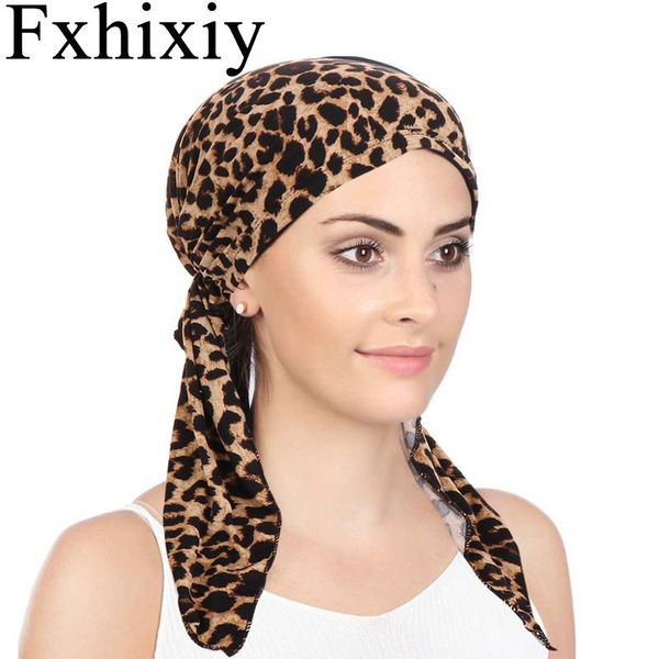 

new women headscarf cotton print turban hat chemo satin lined pre-tied headwear headwrap plated hijab bandana cap