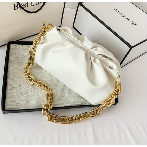 

brand designer pu leather women's shoulder bag fashion chain handbag small