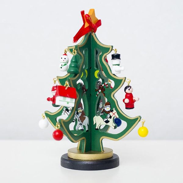 

ornament christmas tree decor decor wooden for home 12 * 16cm accessories