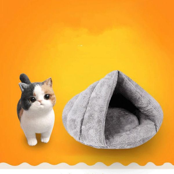 

cat beds & furniture winter pet coat fleece nest small dogs puppy bed kennel kitten cave sleeping bag house wj111625