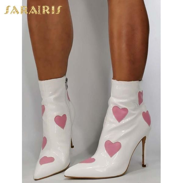 

sarairis 2021 new arrivals sxey thin high heels party pole dance shoes woman boots zipper trendy ins boots ladies, Black