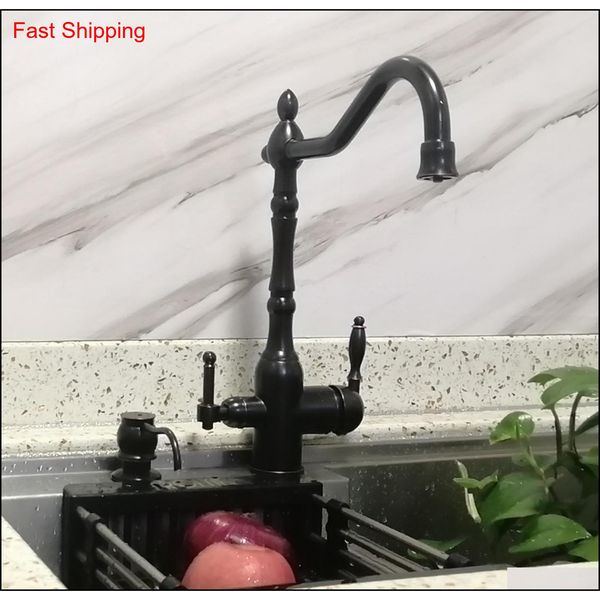 

vouruna antique black 3 way water filter tap purified tri flow clean kitchen fauc qyltwy packing2010